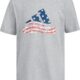 adidas Boys’ Short Sleeve Cotton USA Graphic T-Shirt