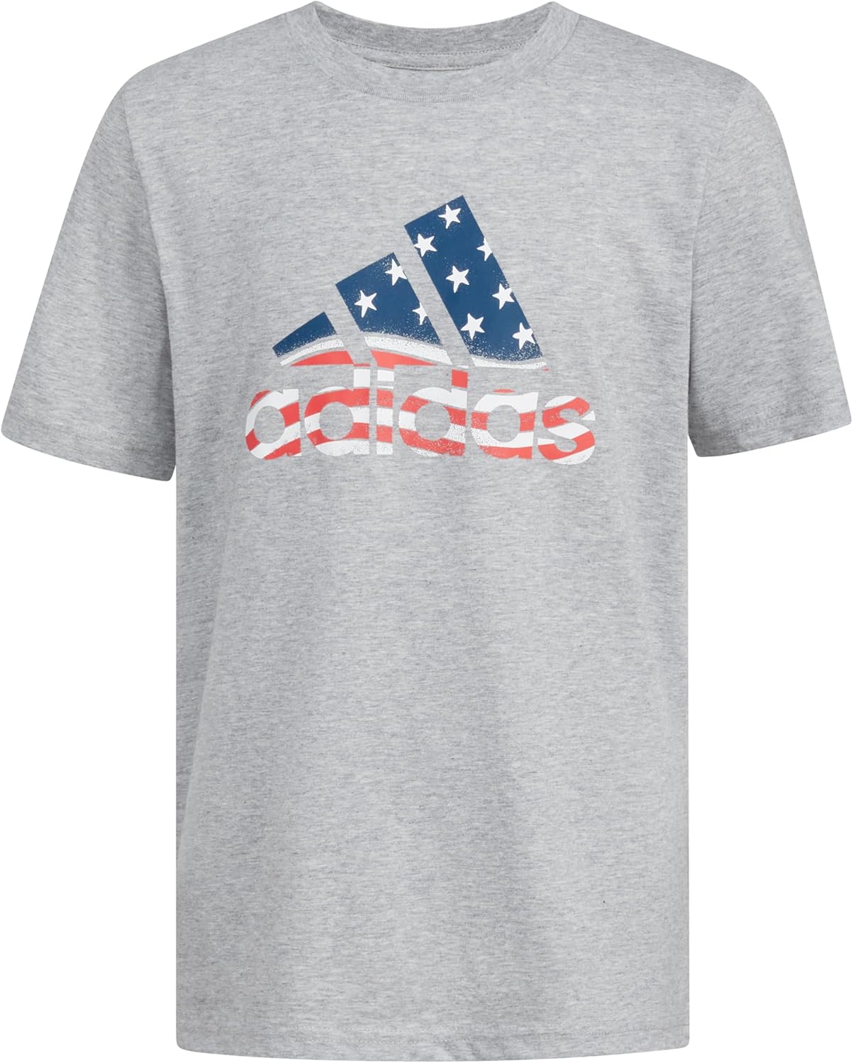 adidas Boys’ Short Sleeve Cotton USA Graphic T-Shirt