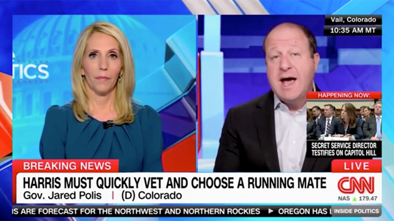 Gov. Jared Polis blasts Trump as 'approaching 80,' can't 'get a sentence out,' after Biden drops out