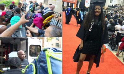 Suspect gets dose of street justice after woman's body found wrapped in sleeping bag on street