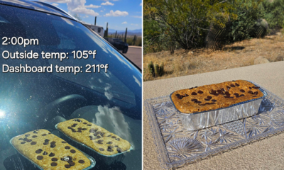 Arizona park rangers use extreme heat to bake up some banana bread