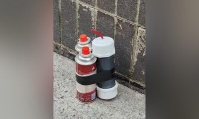 Cousins arrested after bizarre incident involving possible pipe bomb, machete outside NYC police precinct