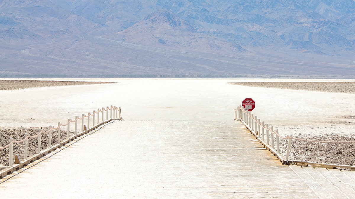 Salt flats at Badwater Basin