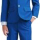 YuanLu Boys Colorful Formal Suits 5 Piece Slim Fit Dresswear Suit Set