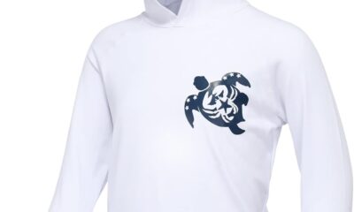 Boys UPF 50+ Fishing Shirt with Pocket/Non-Pocket – Kids SPF UV Sun Protection Rash Guard Long Sleeve Swim Shirts