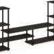 FURINNO Turn-N-Tube Grand Entertainment Center, Espresso/Black