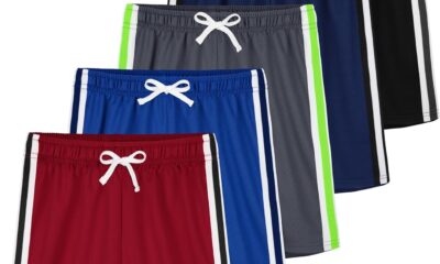 5 Pack Boys Shorts Boys Athletic Shorts Basketball Mesh Kids Soccer Gym Shorts Clothes Quick Dry Active Sports Shorts