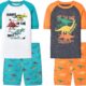 Joyond Boys Pajamas Set, Sleepwear Set with Short sleeve T-shirt & Shorts, for Boy Summer Pjs, Made of Cotton