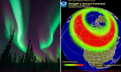 Northern Lights may be seen across some portions of US this week after 'strong solar activity'