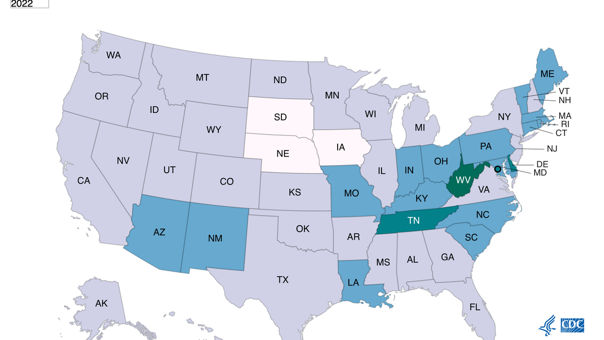 2022 overdose death rates