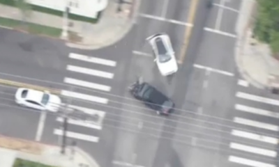 High-speed Los Angeles police chase ends in dramatic crash, video shows