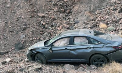 California man dies of heat exposure after crashing car off embankment in Death Valley National Park