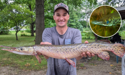 Angler catches prehistoric-looking fish, breaks second state record
