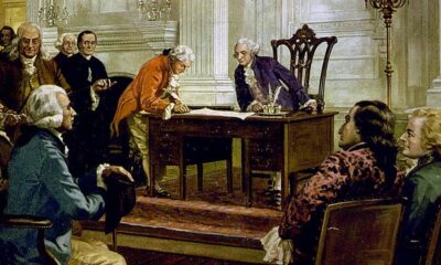 On this day in history, September 19, 1796, President George Washington issues his Farewell Address