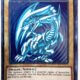 Surreal Entertainment Yu-Gi-Oh! Blue-Eyes White Dragon Card Fleece Throw Blanket | Anime Plush Soft Cover For Sofa, Bed | 45 x 60 Inches, Gold