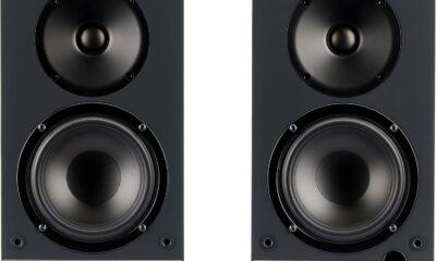 ELAC Debut ConneX 4-1/2″ Powered Bookshelf Speakers with HDMI ARC, Pair of Bookshelf Speakers for Home Entertainment System, Blue