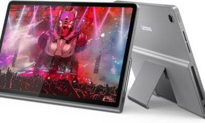 Lenovo Tab Plus – 2024 – Premium Entertainment Tablet – 8 JBL® Speakers – 11.5″ 2K LCD Touch Display – 8GB Memory – 128GB Storage – MediaTek™ Helio G99 – Folio Case Included – Luna Grey