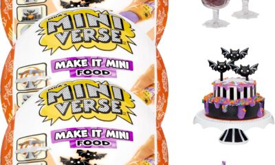 MGA’s Miniverse Make It Mini Food Halloween Series 2 Mini Collectibles 3 Pack – Seasonal, Beetlejuice Beetlejuice Blind Packaging, DIY, Resin, Replica Food, NOT Edible, Collectors, 8+