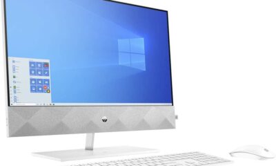 HP Pavilion 27 Touch Desktop 2TB SSD 2TB HD 64GB RAM (Intel Core i9-10900 CPU w/Turbo Boost to 5.20GHz, 64 GB RAM, 2 TB SSD + 2 TB HD, 27-inch FullHD Touchscreen, Win 10) PC Computer All-in-One