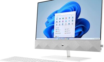 HP Pavilion 24 Desktop 8TB SSD 32GB RAM Extreme (Intel Core i7-11700K Processor with Turbo Boost to 5.00GHz, 32 GB RAM, 8 TB SSD, 24″ Touchscreen FullHD, Win 11) PC Computer All-in-One