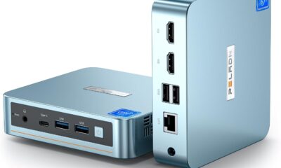 PELADN Mini PC, Intel 12th Gen Alder Lake- N100(up to 3.4GHz), 16GB DDR4 RAM 512GB M.2 PCIe SSD, Desktop Computer Support 4K Dual Display/USB3.2/WiFi 4/BT4.2