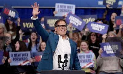 From the 'Shark Tank' to the campaign trail: Mark Cuban teams up with Kamala Harris