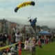 Navy parachutist crash-lands on mother and teenager during San Francisco performance: video