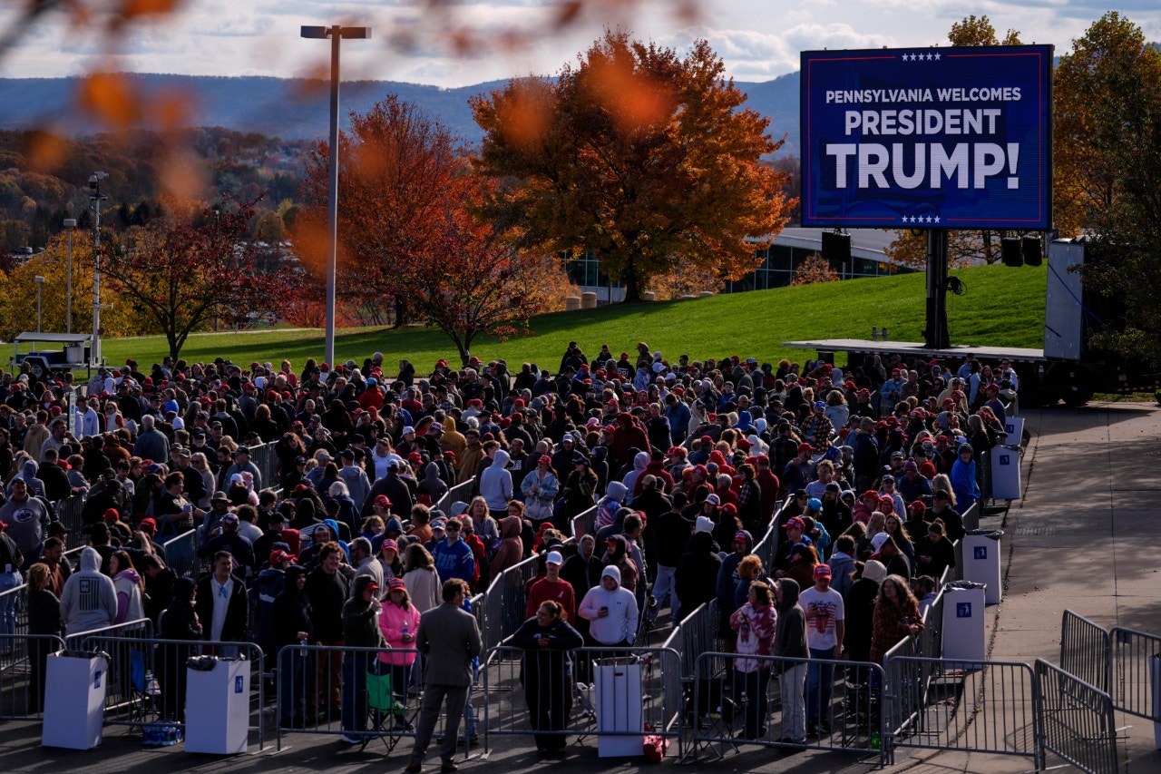 Trump vows at Pennsylvania rally to slash energy costs, lift LNG pause and 'frack, frack, frack'