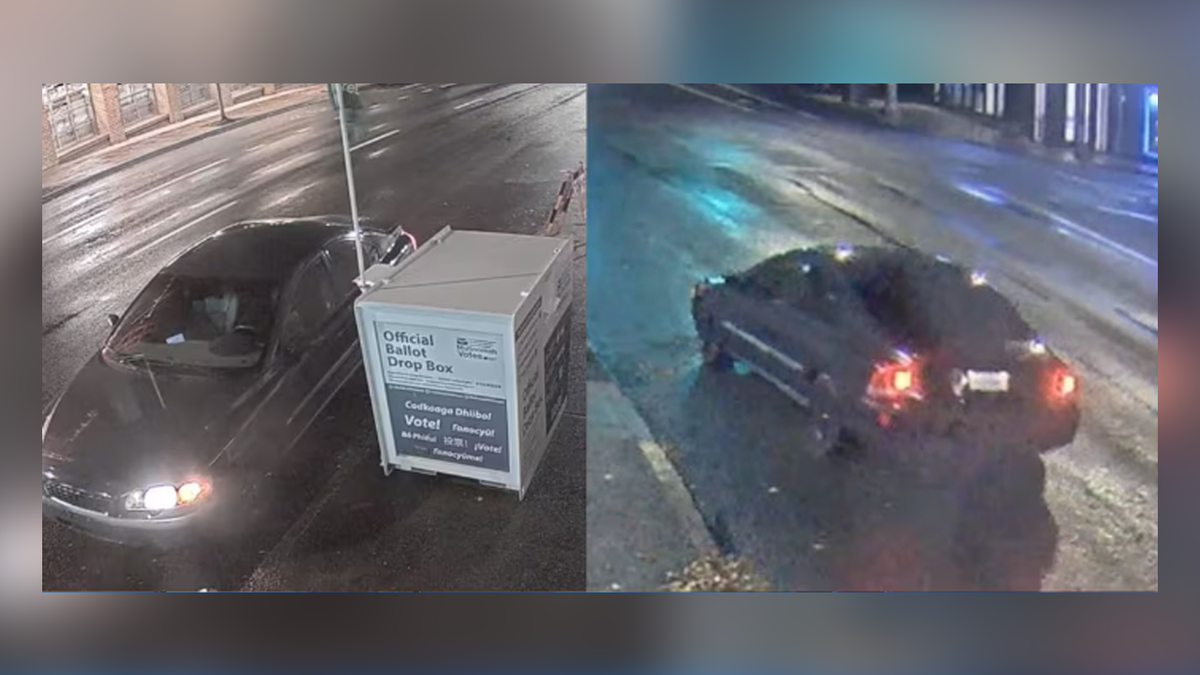 Alleged arson suspect vehicle