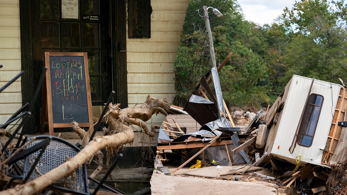 North Carolina destruction after Helene