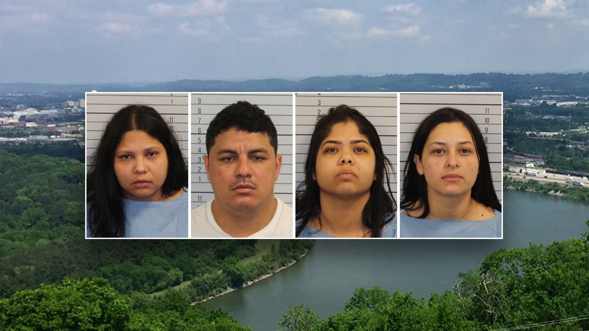 The four individuals arrested by TBI in Hamilton County