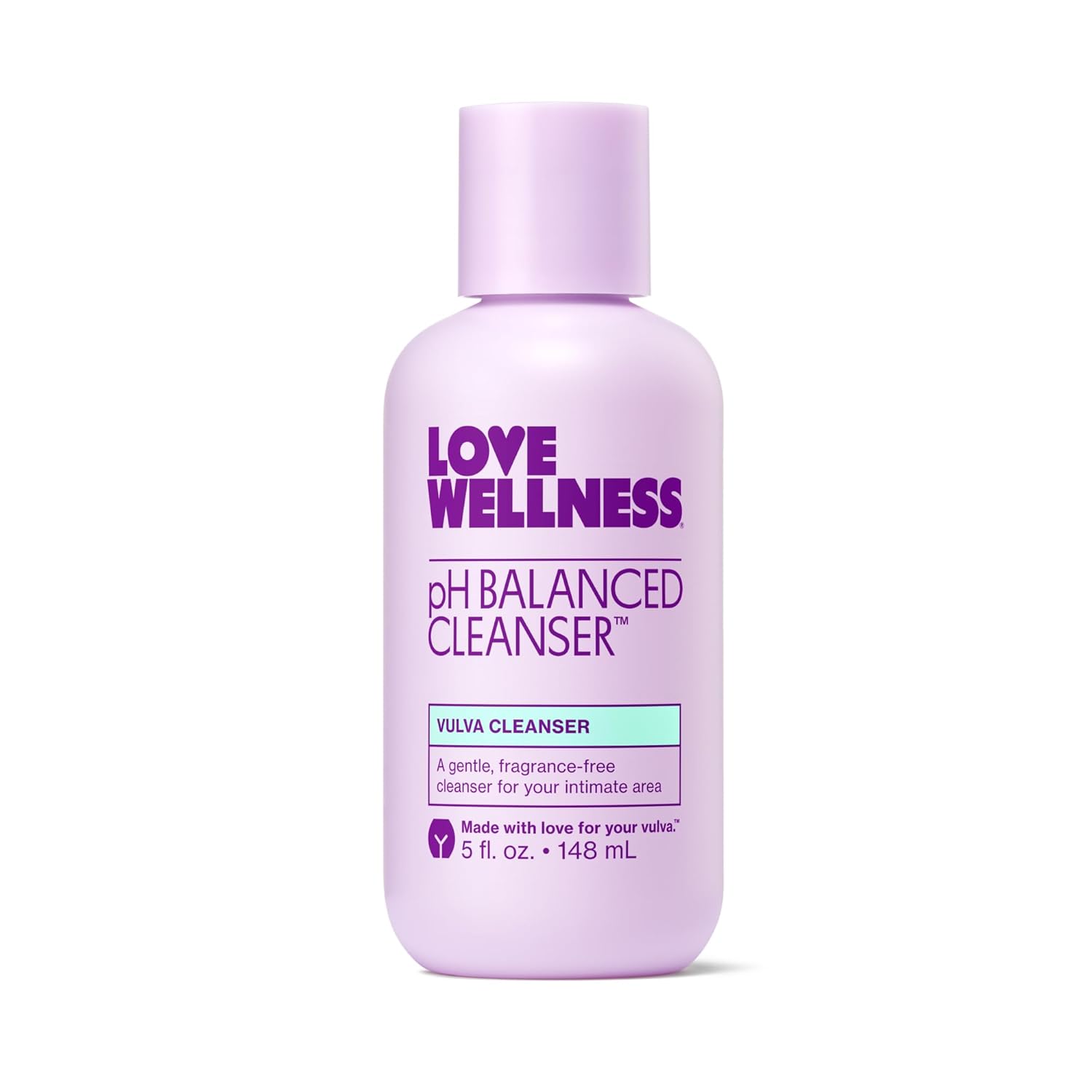 Love Wellness pH Balancing Cleanser | Feminine Vaginal Wash | Fragrance-Free | Vaginal Cleanser for Balanced pH, Intimate Health & Hygiene | Non-Irritating with Aloe Vera for Sensitive Skin | 5 Fl Oz