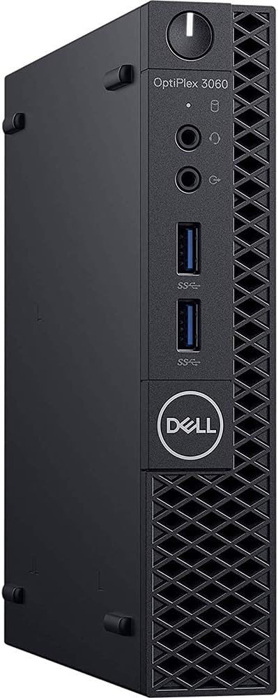 Dell OptiPlex 3060 Micro Desktop Computer with Intel Core i5-8500T 2.1 GHz Hexa-Core, 8GB RAM, 128GB SSD (R3C2H)