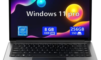 16inch Laptop Computer, Pentium Quad-Core 2.64GHz,8GB RAM and 256GB SSD,Win11 Laptop Computers with FHD IPS,Slim and Lightweight Notebook Computer,Work and Students Cheap laptops,Gray