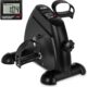 Mini Exercise Bike, AGM Under Desk Bike Pedal Exerciser Foot Cycle Arm & Leg Pedal Exerciser with LCD Screen Displays