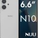 NUU N10 Basic Cell Phone for T-Mobile, Mint, Metro, Qlink, Tello and More 4GB/128GB, Perfect for Teenagers, Dual SIM 4G, Octa-Core 6.6″ 90Hz HD+, Unlocked Phones Android Phone 14, White, US Warranty