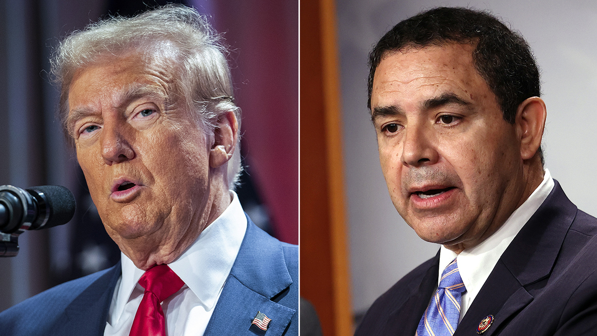 Donald Trump and Henry Cuellar