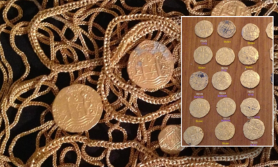 Centuries-old gold treasure recovered by Florida authorities after being stolen