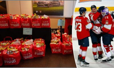 Food in focus as NHL team helps feed hungry residents through goals scored