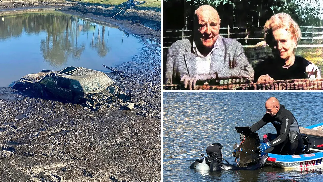 Car tied to wealthy NY couple missing for 44 years pulled from murky pond