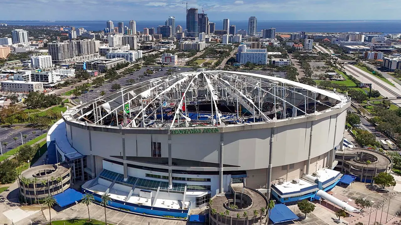 Tropicana Field roof repairs could be done by Rays' 2026 season; MLB team will need temporary home for 2025