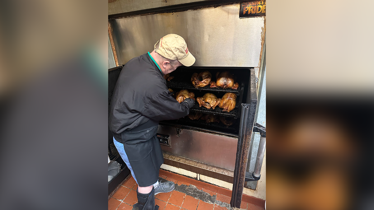 Turkey prep for Christmas Day