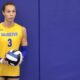 Championship volleyball game featuring transgender player opens with players kneeling during national anthem