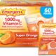 Emergen-C 1000mg Vitamin C Powder for Daily Immune Support Caffeine Free Vitamin C Supplements with Zinc and Manganese, B Vitamins and Electrolytes, Super Orange Flavor -60 Count(Pack of 1)