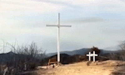 Pepperdine University cross survives Franklin Fire: ‘Grateful to God’