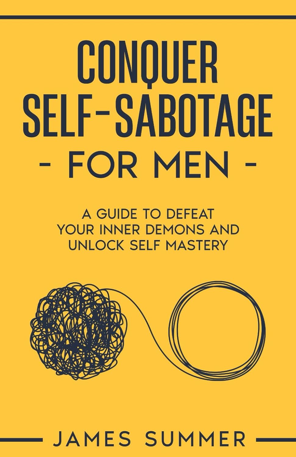 Conquer Self-Sabotage for Men: A Guide to Defeat Your Inner Demons And Unlock Self Mastery