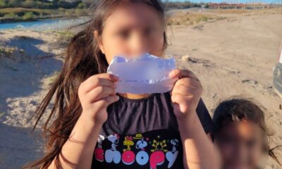 Smugglers abandon two migrant girls at southern border with note to authorities