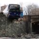 WATCH: City bus comes within inches of disaster on elevated overpass during rush hour