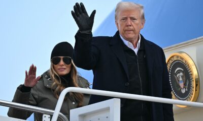 President Trump, Melania board Air Force One for first time in 4 years, photo shows