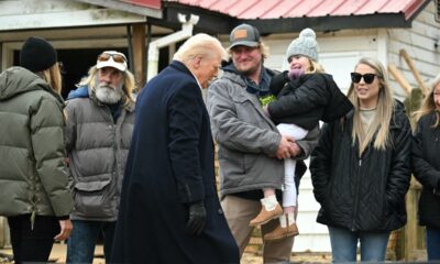 Trump's visit to small-town North Carolina brings hope to hurricane survivors who lost everything